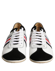 Dolce & Gabbana White Leather Japan Low Top Sneakers Shoes