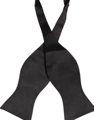 Dolce & Gabbana Men Black 100% Silk Adjustable Neck Papillon Bow Tie