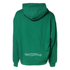 Dolce & Gabbana Green DGVIB3 Cotton Hoodie Sweatshirt Sweater