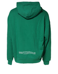 Dolce & Gabbana Green DGVIB3 Cotton Hoodie Sweatshirt Sweater