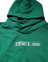 Dolce & Gabbana Green DGVIB3 Cotton Hoodie Sweatshirt Sweater