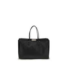 Fendi Black Calf Leather Bos Taurus Shoulder Bag
