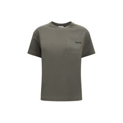 Brunello Cucinelli Bicolor Cotton T-Shirt