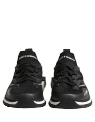 Dolce & Gabbana Black White Sorrento Low Top Sneakers Shoes