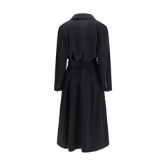 Dolce & Gabbana Black Wool Oves Aries Coat