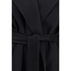 Dolce & Gabbana Black Wool Oves Aries Coat