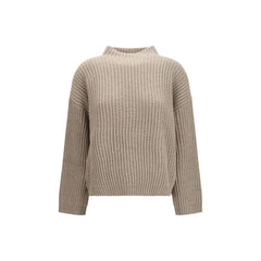 Brunello Cucinelli Beige Wool Oves Aries Turtleneck
