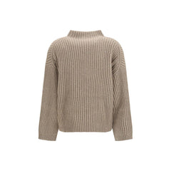 Brunello Cucinelli Beige Wool Oves Aries Turtleneck
