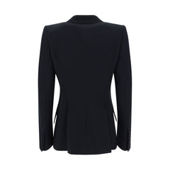 Alexander McQueen Black Acetate Blazer