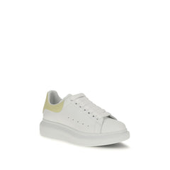 Alexander McQueen White Calf Leather Bos Taurus Chunky Sneakers