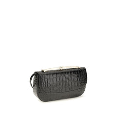 Tom Ford Black Calf Leather Bos Taurus Shoulder Bag