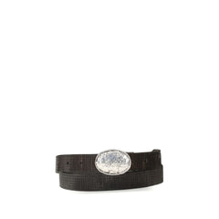 Brunello Cucinelli Brown Calf Leather Bos Taurus Regular Belt