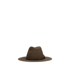 Brunello Cucinelli Brown Eco Fabric Fedora