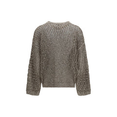 Brunello Cucinelli Beige Silk Sweatshirt