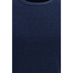 Brunello Cucinelli Blue Cotton T-Shirt