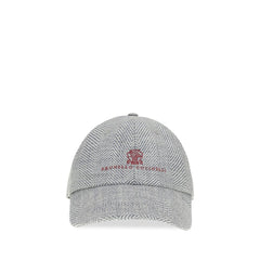 Brunello Cucinelli Gray Wool Oves Aries Cap (Baseball Hat)