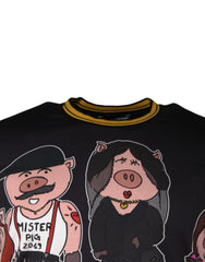 Dolce & Gabbana Black Cotton T-Shirt