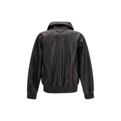 Balenciaga Black Lamb Ovis Aries Leather Jacket