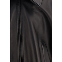 Balenciaga Black Lamb Ovis Aries Leather Jacket