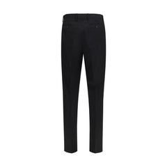Fendi Black Mohair Dress Pants