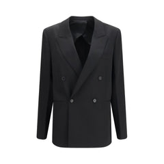 Fendi Black Wool Oves Aries Blazer