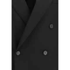 Fendi Black Wool Oves Aries Blazer
