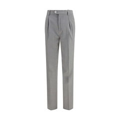 Brunello Cucinelli Gray Wool Oves Aries Dress Pants