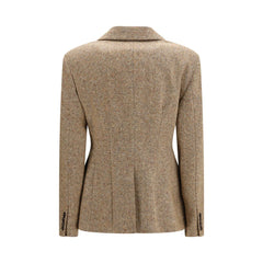 Brunello Cucinelli Beige Wool Oves Aries Full-Length Jacket