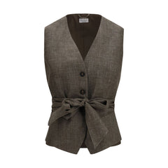 Brunello Cucinelli Brown Linen Blazer