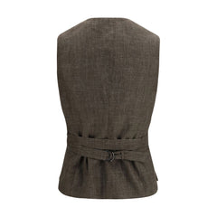 Brunello Cucinelli Brown Linen Blazer