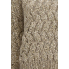 Brunello Cucinelli Beige Mohair Sweatshirt