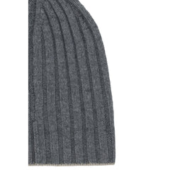 Brunello Cucinelli Gray Cashmere Beanie
