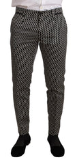Dolce & Gabbana Black White Check 3 Piece Set MARTINI Suit