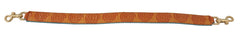 Dolce & Gabbana Orange Leather Swirl Print Bag Shoulder Strap