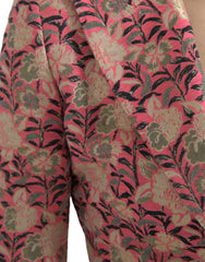 Dolce & Gabbana Pink Floral Jacquard Slim Fit 2 Piece Suit