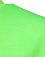 Dolce & Gabbana Green Logo Polyester Crew Neck T-shirt