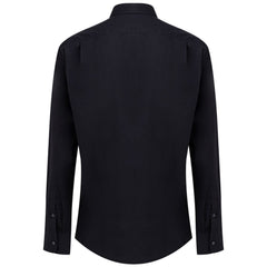 Dolce & Gabbana Navy Blue Cotton Dress Shirt