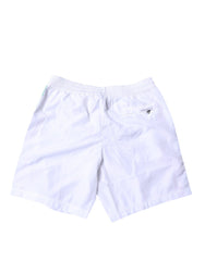 Dolce & Gabbana White Stripes Beachwear Shorts 2 Pc Swimwear