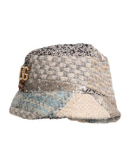 Dolce & Gabbana Multicolor Patchwork Embellished Bucket Hat