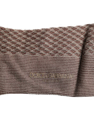Dolce & Gabbana Brown Solid DG Logo Mid Calf Men Socks