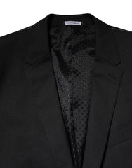 Dolce & Gabbana Dark Gray MARTINI Single Breasted Jacket