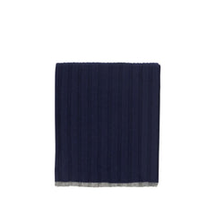 Brunello Cucinelli Blue Cashmere Scarf
