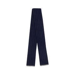 Brunello Cucinelli Blue Cashmere Scarf