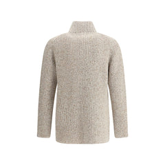 Brunello Cucinelli Beige Fleece Wool Coat