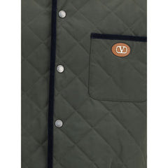 Valentino Bicolor Polyamide Coat