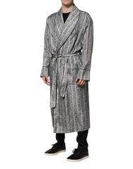 Dolce & Gabbana Multicolor Floral Robe Coat Wrap Jacket