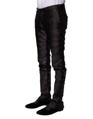 Dolce & Gabbana Multicolor Polyester Patterned Pants