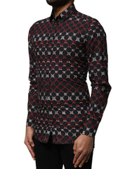 Dolce & Gabbana Multicolor Cotton GOLD Long Sleeves Shirt