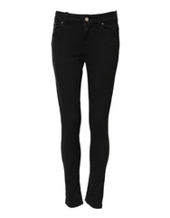 Dolce & Gabbana Black Cotton Stretch Slim Fit Denim Jeans