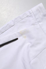 Dolce & Gabbana White Cotton Stretch Mid Waist Jeans